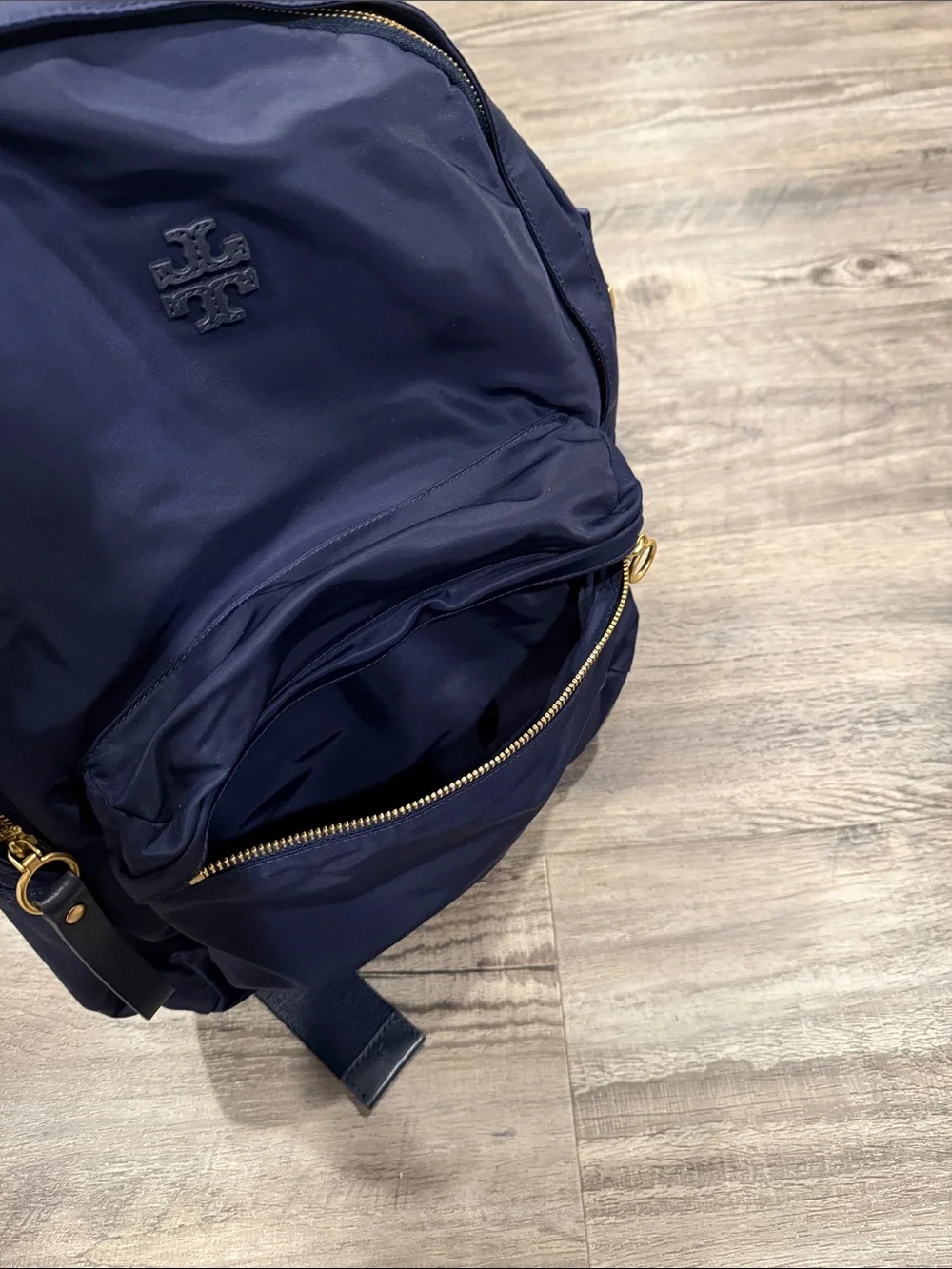Tory Burch Navy Backpack
